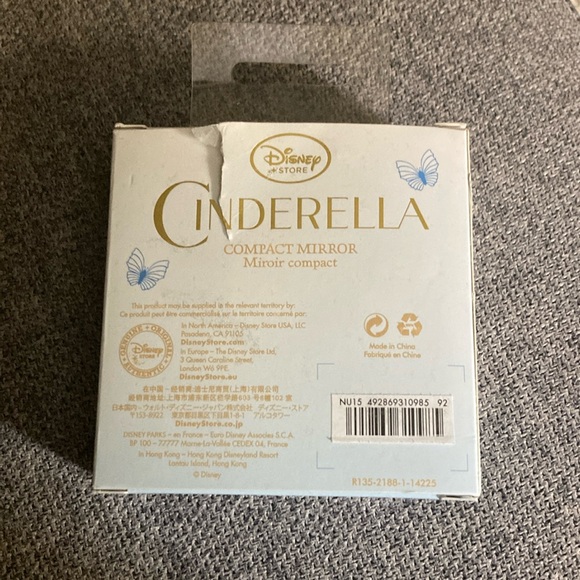 Disney Store Cinderella Slipper Contact Mirror - Picture 2 of 5